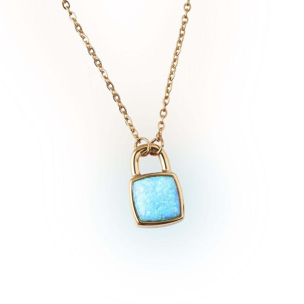 Taylor Swift The Life Of A Showgirl Opalite Lock Necklace